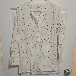 Old Navy Polka Dot Blouse